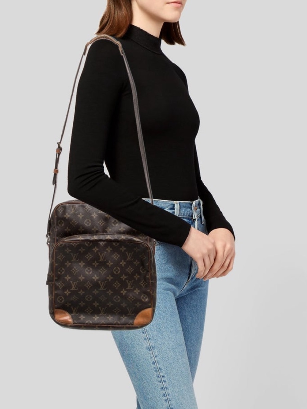 Louis Vuitton Brown Monogram Canvas Amazon GM Crossbody